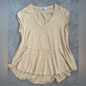 Yellow Free People Shirt